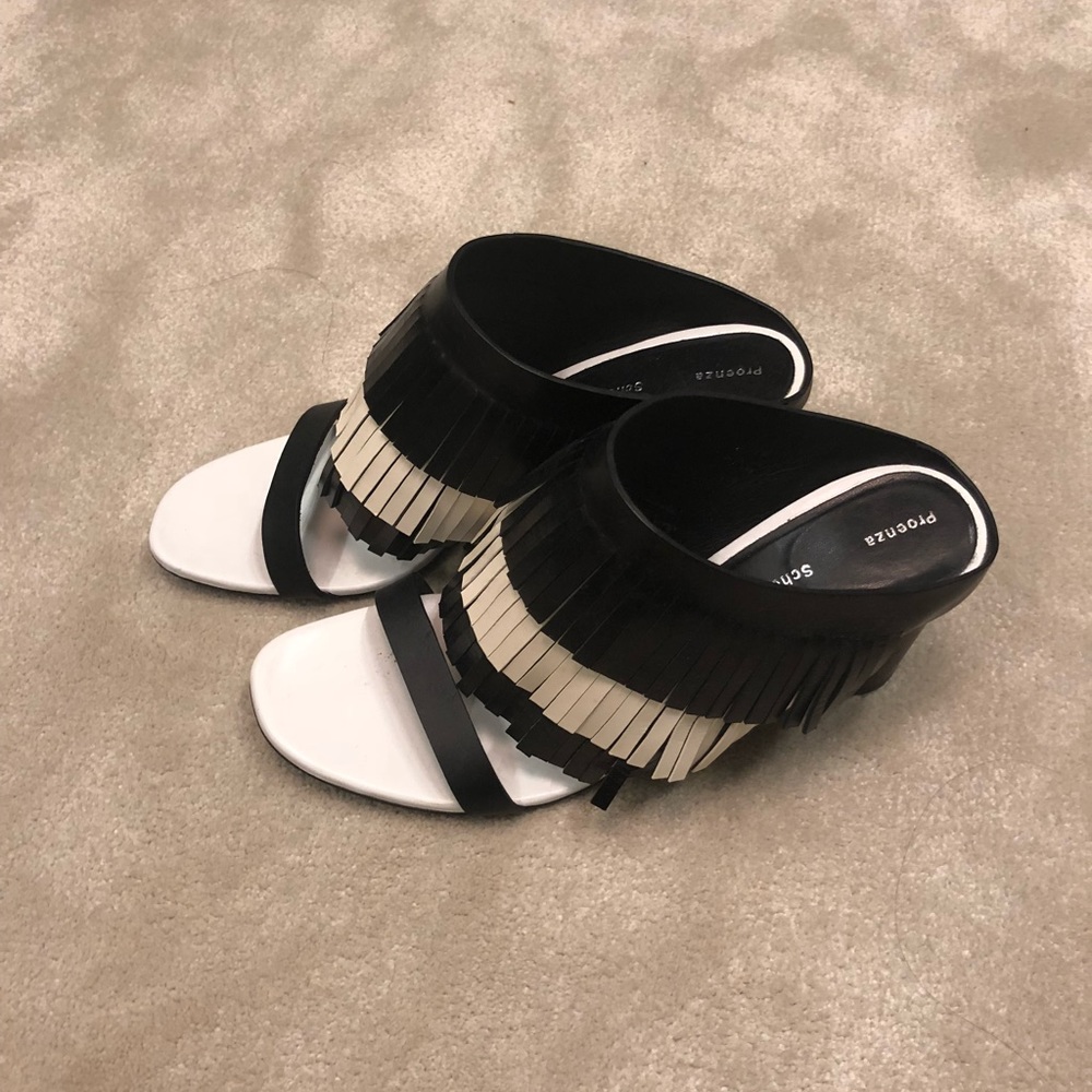 Proenza Schouler fringed leather sandals